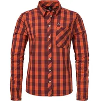 Schöffel Damen Bluse Blouse Silba L, dark burgundy, 36