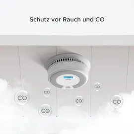 X-Sense Rauch- und Kohlenmonoxidmelder SC07-W 1 St.