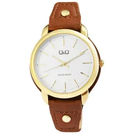 Q&Q Quarz Leder 3 bar 28 mm QB19J101Y