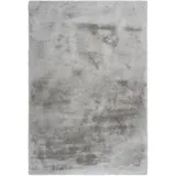 Kayoom Hochflor-Teppich Emotion 525, rechteckig, Höhe: 27 mm, Fell Haptik, weich kuschelig, alle Räume silberfarben 80 cm x 150 cm x 27 mm