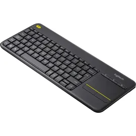 Logitech K400 Plus Wireless Touch Keyboard FR schwarz