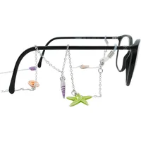 GERNEO® - DAS ORIGINAL - Premium Brillenband & Brillenkette (Silber/Bunt)