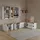 livinity® Wohnwand, Piave Weiß/Sonoma 5 Teile