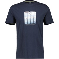 T-Shirt » T-Shirt mit Brustprint«, Gr. 3XL, CLASSIC NAVY, , 71800426-XXXL