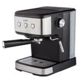 First Austria TZS First Austria Espresso Siebträgermaschine schwarz + 2-in-1 Messlöffel und Tamper