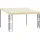 vidaXL Wand-Pavillon 3 x 4 m Creme