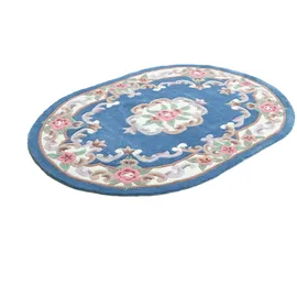THEKO Ming Handtuftteppich 190 x 290 cm Blau