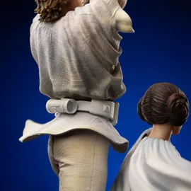 Iron Studios Star Wars Deluxe Art Scale Statue 1/10 Luke and Leia 41 cm