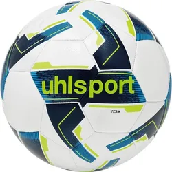 UHLSPORT Ball TEAM, weiß/marine/fluo gelb, 4