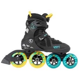 K2 Skates Unisex Inline Skates VO2 S 100 X BOA, Black - Blue - Yellow, 30G0142.1.1.065