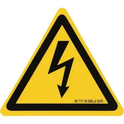 KS Tools Warnschild-Hybrid-Blitz, Aluminium - 117.0177
