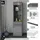 Set One by Musterring Standvitrine Reno 48 x 42 x 185 cm Grau