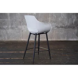 KAWOLA Barhocker Zaja 57 x 114 x 59 cm Weiß