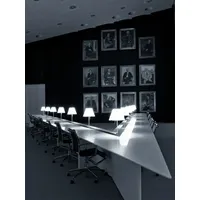 Luceplan Costanzina Tavolo aluminium/white