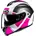 Hjc C91N Jyn MC8 WEIß/PINK/SCHWARZ XS