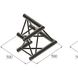 Alutruss S-PAC 21 2-Weg-Ecke 90° Schwarz