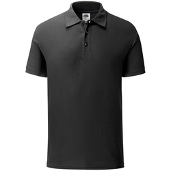 Fruit of the Loom 65/35 TAILORED FIT POLO schmales Herren Poloshirt , Slim Fit, schwarz, M