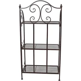 Dekoleidenschaft Metallregal Arabeske Standregal 0 x 0 x 0 cm Antik Braun