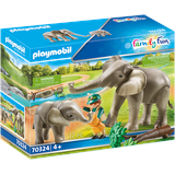 Playmobil Family Fun Elefanten im Freigehege 70324