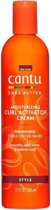 CANTU Moisturizing Curl Activator Cream mit Sheabutter & Kokosnussöl – Definiert Locken, für Volumen & Glanz – Frizz-Frei – 355ml