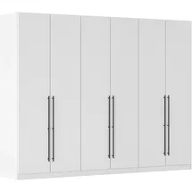 Rauch Wäscheschrank AVOLA 271 x 229 x 54 cm Weiß/Schwarz