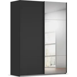 Rauch Schwebetürenschrank RAUCH "Kleiderschrank Schrank Garderobe Schlafzimmerschrank CONTIDO", schwarz, B:162cm H:223cm T:68cm, Holzwerkstoff, Schränke, Schwebetürenschrank, aus hochwertigem Material in 6 Breiten 2 Griff-Farben MADE IN GERMANY