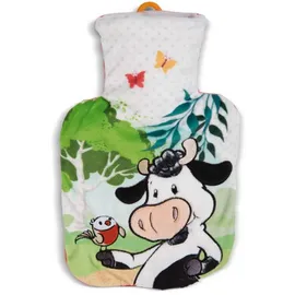 NICI Wärmflasche Kuh Cowluna 500ml Green