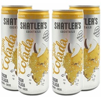 Shatlers Cocktail - 4er Set Shatlers Virgin Colada 0,25L Alkoholfrei - inklusiv