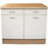 BASIC by Balculina Unterschrank Andy 100 x 60 x 90 cm Weiß