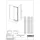 Hoesch Duschabtrennung Muna 1500x900 li. Eckversion