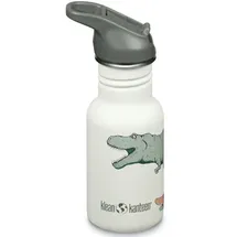 Klean Kanteen - Kid's Classic Narrow Flip Sport - Trinkflasche Gr 355 ml grau/weiß