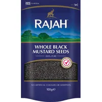 Rajah Senfsamen – Ganze, schwarze Senfkörner zum Würzen und Kochen – 1 x 100 g