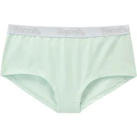 BENCH Panty BENCH., Mädchen, Gr. 170/176, 4 Stk., flieder, mint, weiß, schwarz, Jersey, Obermaterial: 92% Baumwolle, 8% Elasthan, unifarben, körpernah, Unterhosen Panty, Mädchen - mit weichem Logo-Bündchen