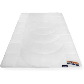 DUNLOPILLO Home Sommerdecke 155x220 cm | Leichte und Atmungsaktive Bettdecke - weiß,