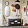 SoBuy Schuhbank 80 x 45 x 26 cm schwarz