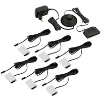Sebson Vitrinenbeleuchtung 6er Set - Glasbodenbeleuchtung LED inkl. 12V