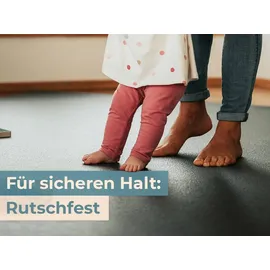 SanoSoft Krabbelmatte - Oeko-Tex® Grau | Gr.: 180 x 120 cm