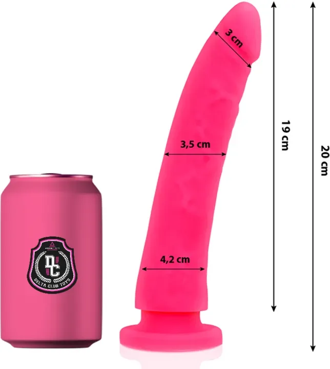DELTA CLUB - TOYS ROSA DILDO MEDIZINISCHES SILIKON 20 CM -O- 4 CM