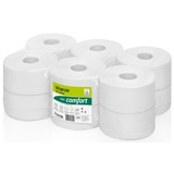Wepa Comfort Toilettenpapier, Mini-Jumborolle 2-lagig,