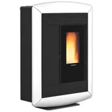 Extraflame kanalisierter Pelletofen | SOUVENIR PLUS LUX 5.0 | 10 kW | Weiß