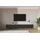 altdecor VIRA Lowboard 300 cm Schwarz Holz