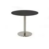 Niehoff Bistro Edelstahl - 95 cm rund HPL Granit-Design