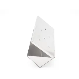 All'Grill Räucherbox 22 x 10 x 5,5 cm Edelstahl weiß