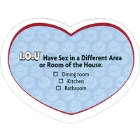 Ball and chain I.O.U. Sex Stickies for Him