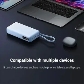 Xiaomi Power Bank 20000 Integrated Cable 20000 mAh 67 W Ice Blue