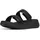 FitFlop F-MODE GO ADJUSTABLE TWO-BAR BUCKLE SLIDES Schwarz 40