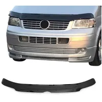 Omac Motorhaube Deflektor Steinschlagschutz Kompatibel mit VW T5 2003-2009 | Schwarz Insekten Motorhaubenschutz Rahmenschutzfolie Maske Auto Zubehör