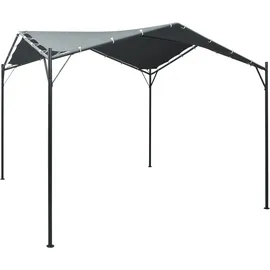 vidaXL Pavilion Partyzelt Überdachung 3x3 m Stahl Anthrazit