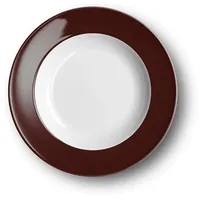 Dibbern Suppenteller Dibbern Solid Color Suppenteller 23 cm braun