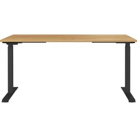 Germania Schreibtisch Jet Eiche / Schwarz
